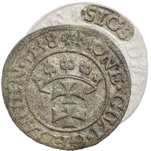 Sigismund I the Old, Schilling Danzig 1538 - SIGS