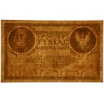 1,000 marks 1919 - Ser. ZAB - RARER VARIETY