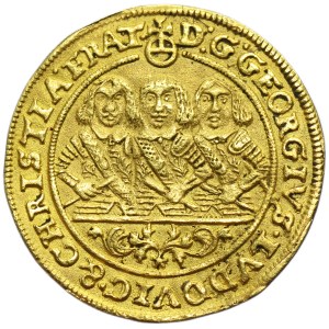 Silesia, Duchy of Liegnitz-Brieg-Wohlau, Georg III, Ludwig IV, Christian, Ducat Brieg 1659