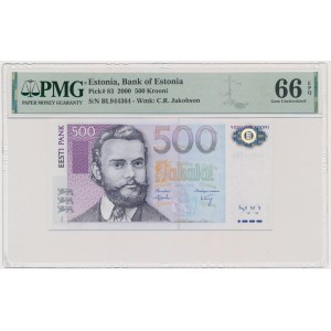 Estonia, 500 koron 2000 - PMG 66 EPQ