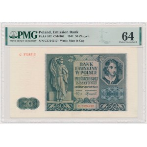 50 złotych 1941 - C - PMG 64