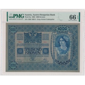 Rakousko, 1 000 korun 1902 - PMG 66 EPQ