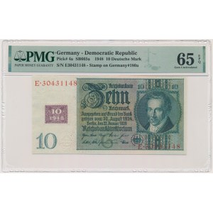 Germany, Soviet Occupation, 10 Mark (1948) - PMG 65 EPQ