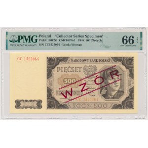 500 Oro 1948 - MODELLO - CC - PMG 66 EPQ