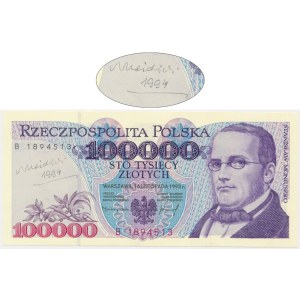 100,000 gold 1993 - B - autographed by A.Heidrich
