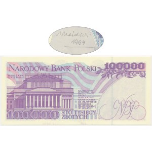 100,000 gold 1993 - B - autographed by A.Heidrich