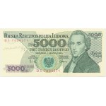 5.000 złotych 1988 - DS - z autografem A.Heidricha