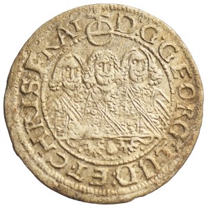 Silesia, Duchy of Liegnitz-Brieg-Wohlau, Georg III, Ludwig IV, Christian, 1 Kreuzer Brieg 1652 GH