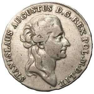 Poniatowski, Halbtalar Warschau 1788 EB - schmales Band