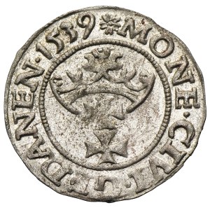 Sigismund I the Old, Schilling Danzig 1539