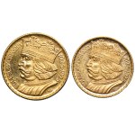 Set, 10 and 20 zlotys 1925 Chrobry (2 pieces).