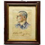 Auschwitz Concentration Camp, Watercolor drawing 1943, M. Kościelniak