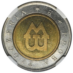 ZKOUŠKA ZPĚT, 5 zlatých 1994 B - NGC MS64 - REFLEXE