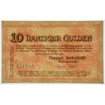 Danzig, 10 Gulden 1923 - PMG 64 - RARE