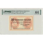 Danzig, 10 Gulden 1923 - PMG 64 - RARE