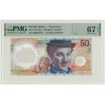PWPW, Chaplin 2020 - PMG 67 EPQ - BD - UNKNOWN version with Chaplin in window and film