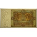50 złotych 1929 - seria EY. - PMG 64