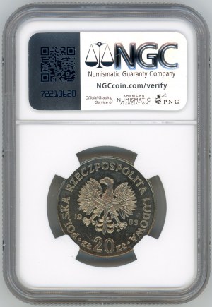 20 gold 1983 - Marceli Nowotko - NGC MS 64