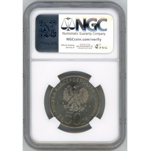 50 złotych 1983 - 150 Lat Teatru Wielkiego - NGC MS 67