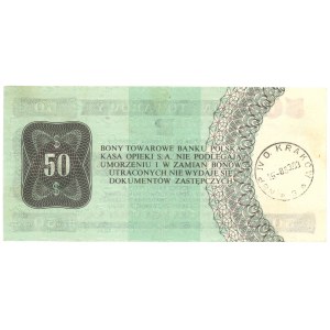 PEWEX - 50 dolarów 1979 - seria HJ - Rzadki wysoki nominał