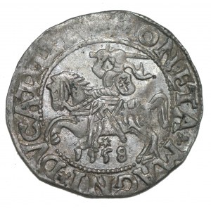 Sigismund II Augustus, Half-penny 1558, Vilnius - LI/LITV