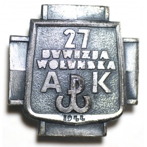 Polska, odznaka 27 Dywizja Wołyńska Armii Krajowej