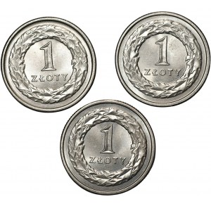 1 gold 1992 - SET of 3 pieces