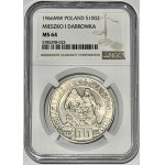 People's Republic of Poland, 100 zloty 1966 Mieszko and Dabrowka - NGC MS64