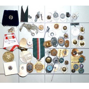 Ensemble de badges et de récompenses