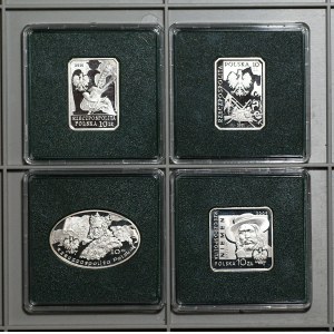 10 gold (2009-2011), set of 4 coins