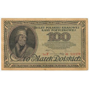 100 marek polskich 1919 - Ser. F