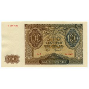 100 złotych 1941 - seria D