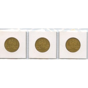 KIT - 2 gold 2003 European Eel - 3 pieces