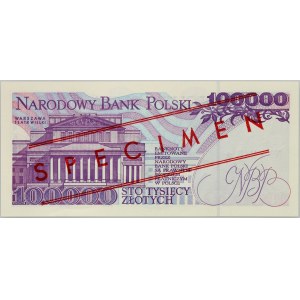 III RP, 100000 zloty 16.11.1993, MODEL, No. 0243, series A