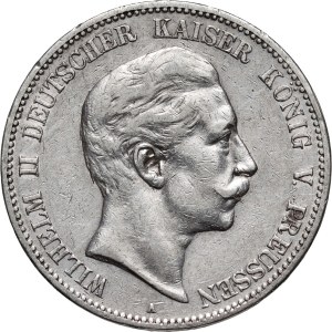 Germany, Prussia, Wilhelm II, 5 Mark 1903 A, Berlin