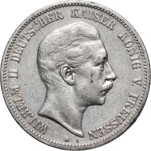 Germany, Prussia, Wilhelm II, 5 Mark 1902 A, Berlin
