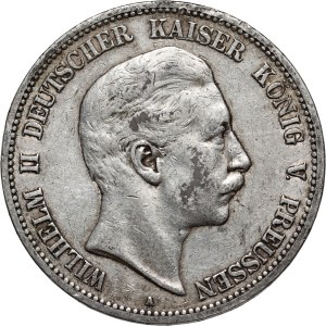 Germany, Prussia, Wilhelm II, 5 Mark 1903 A, Berlin