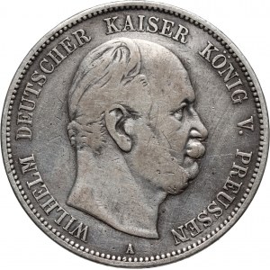 Germany, Prussia, Wilhelm I, 5 Mark 1876 A, Berlin