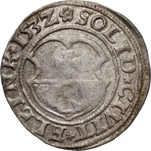 Zygmunt I the Old, shilling 1532, Elbląg