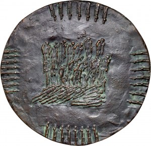 People's Republic of Poland, one-sided plaque, Stack-the-Shooters, Plęskowski