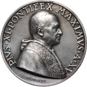 Vatican, 1936 medal, Pius XI, New Seat of the Roman Curia