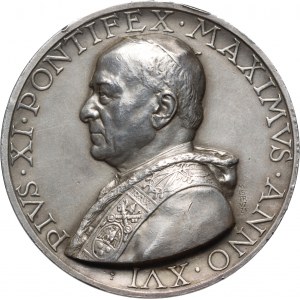 Vatican, 1937 medal, Pius XI, Pontifical Academy of Sciences