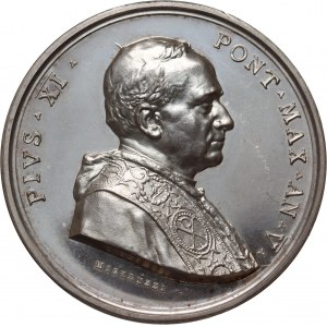 Vatican, medal 1926, Pius XI, Anno V, Schola Archaeologiae, Mistruzzi