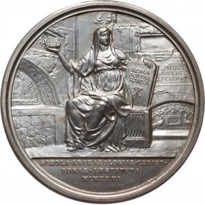 Vatican, medal 1926, Pius XI, Anno V, Schola Archaeologiae, Mistruzzi
