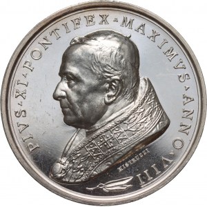 Vatican, 1929 medal, Pius XI, Concordat with Italy