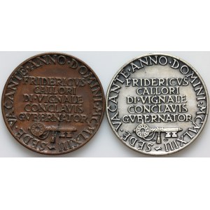 Vatican, set of medals from 1963, Sede Vacante, (2 pieces)