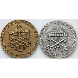 Vatican, set of medals from 1978, Sede Vacante, (2 pieces)