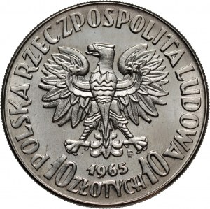 PRL, 10 zloty 1965, Seven hundred years of Warsaw 