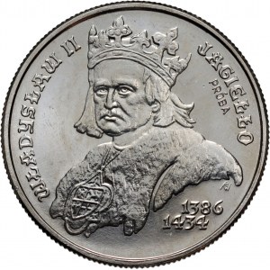 People's Republic of Poland, 500 gold 1989, Wladyslaw II Jagiello, PRÓBA, nickel