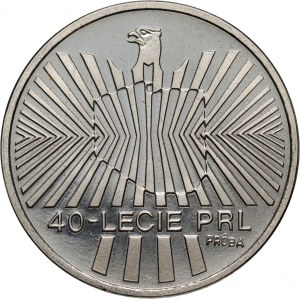 PRL, 1000 zlotých 1984, 40. výročie PRL, PRÓCE, nikel